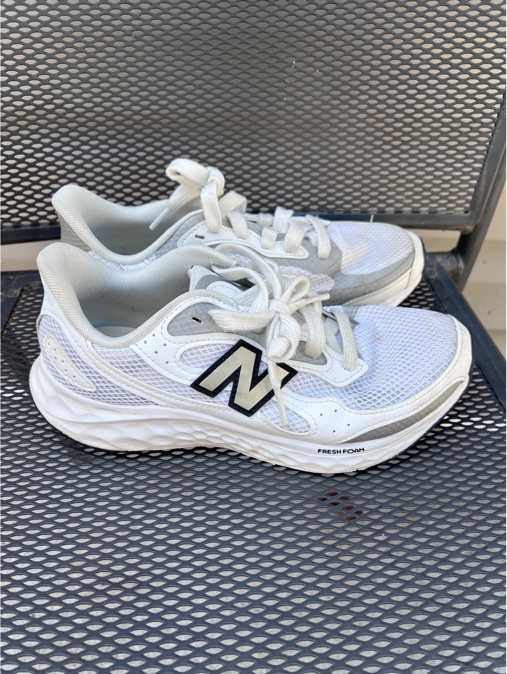 New Balance Fresh Foam White Running Shoes Size 7